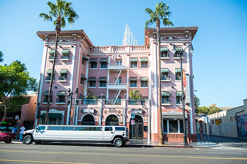Limousine on Hollywood Boulevard