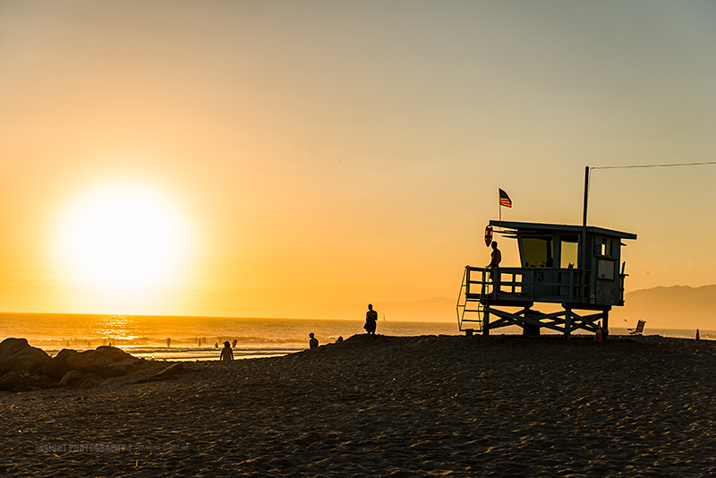 Sunset in Venice Beach